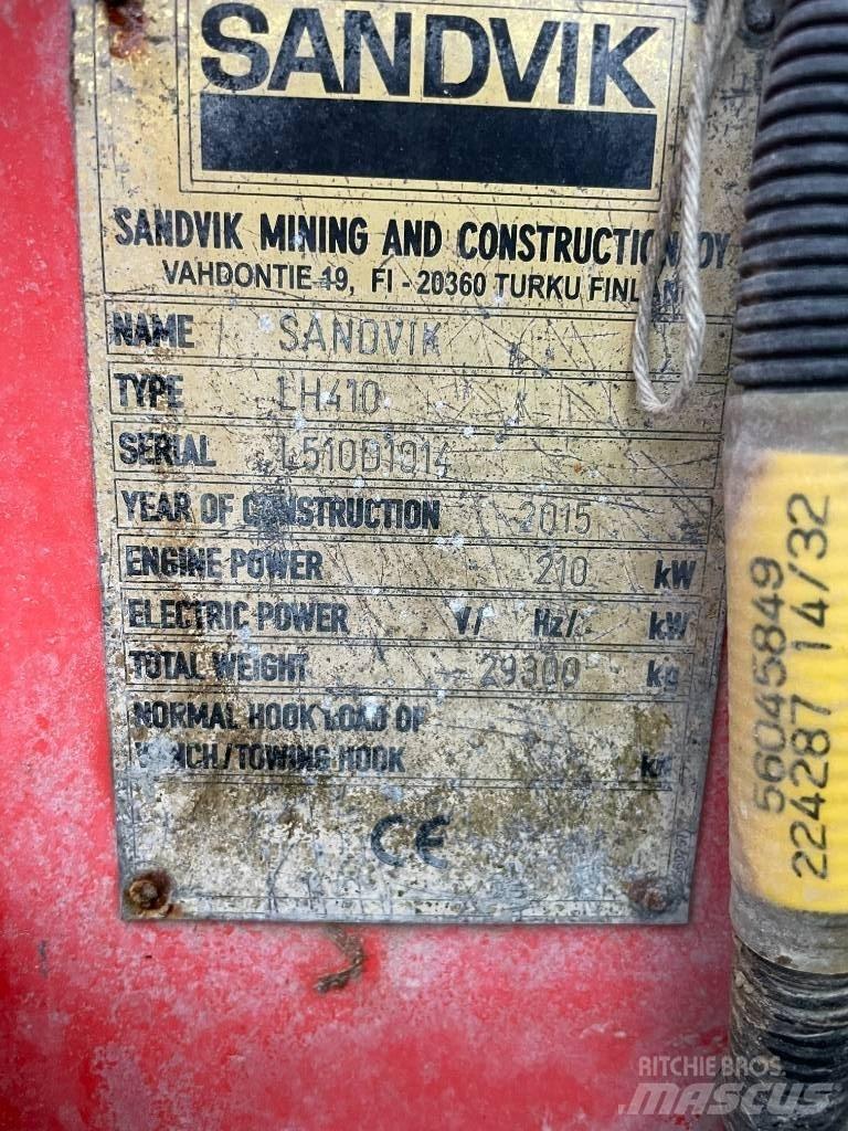 Sandvik LH 410 لوادر للعمل تحت سطح الأرض