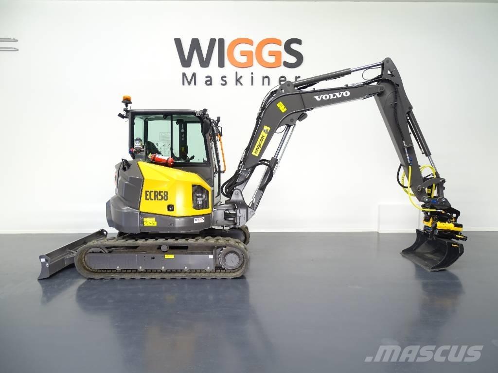 Volvo ECR58F حفارات صغيرة أقل من 7 طن (حفارات صغيرة)