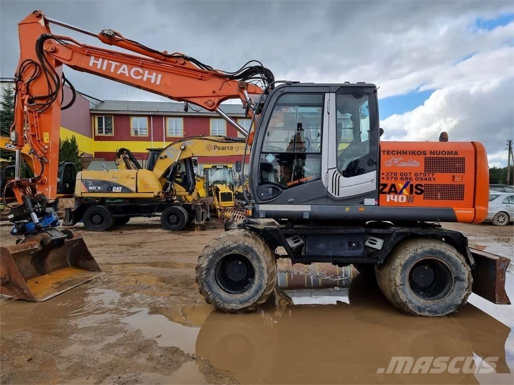 Hitachi ZX 140 W-3 حفارات بعجل