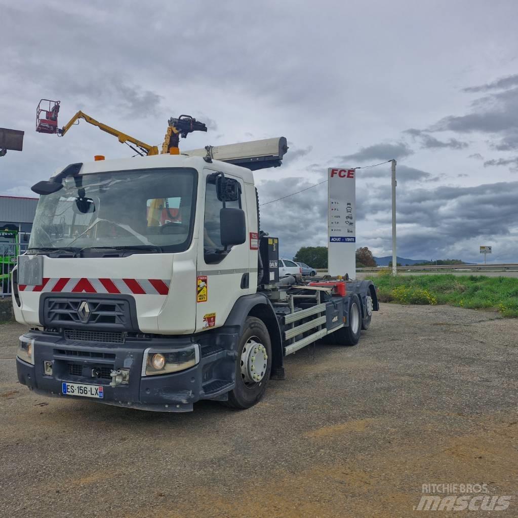 Renault D Wide 380 شاحنات الرافعات الخطافية