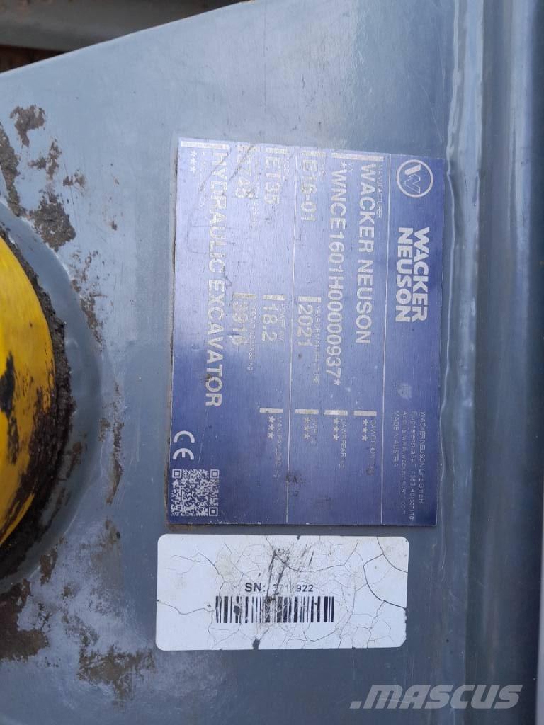 Wacker Neuson ET 35 حفارات زحافة
