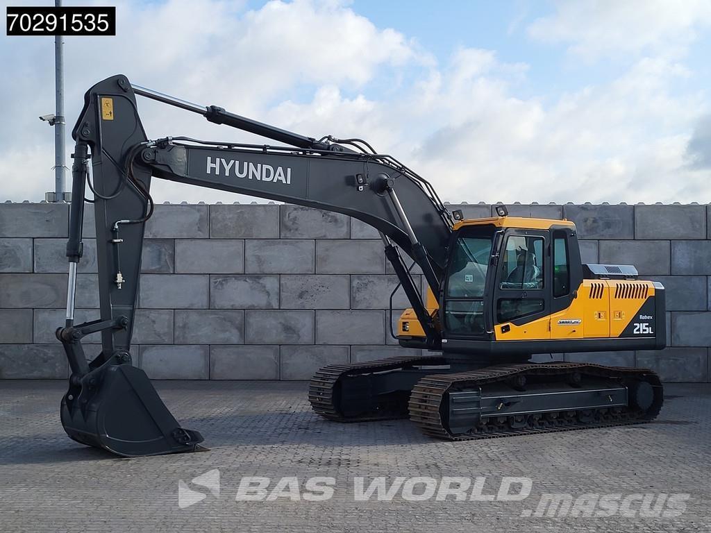 Hyundai R215 L حفارات زحافة