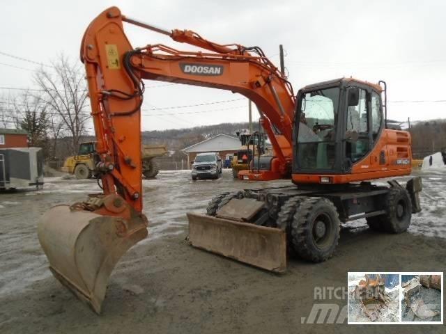Doosan DX 140 W-3 حفارات بعجل