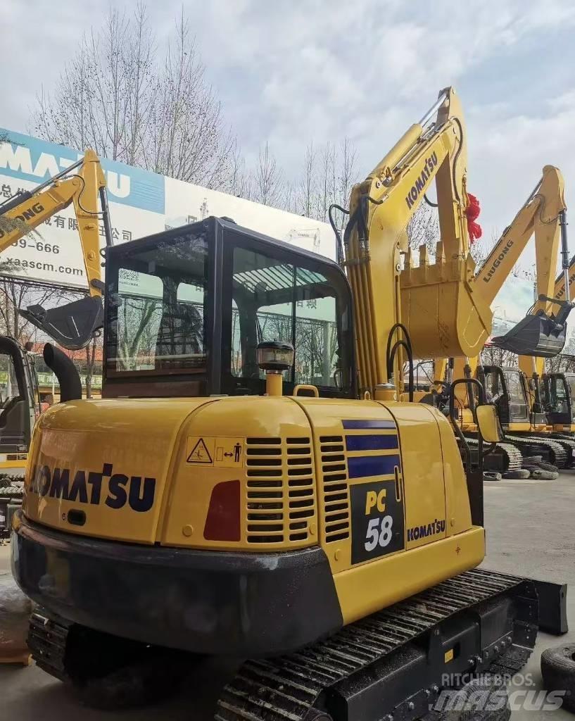 Komatsu PC 58 حفارات صغيرة أقل من 7 طن (حفارات صغيرة)