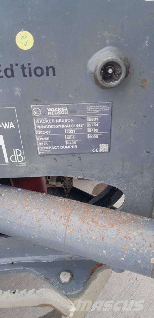 Wacker Neuson DW 50 عربات نقل قلابة للمواقع