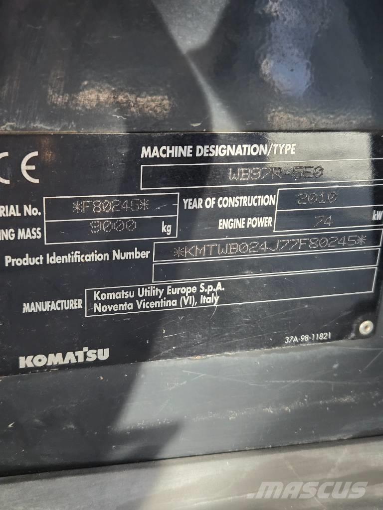 Komatsu WB 97 R-5EO لوادر ذات جرافات عكسية