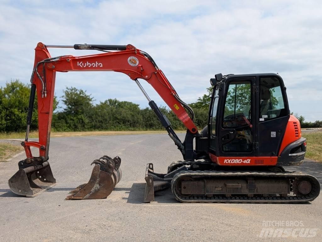 Kubota KX 080-4 حفارات وسط 7 طن - 12 طن