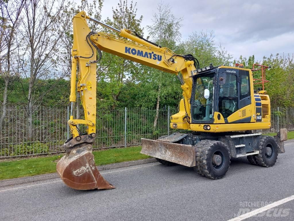 Komatsu PW148-11 حفارات بعجل