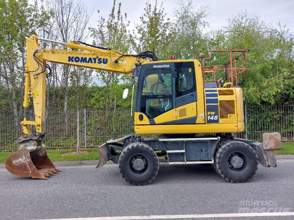 Komatsu PW148-11 حفارات بعجل