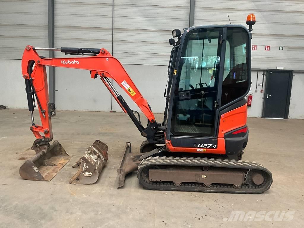 Kubota U 27-4 حفارات صغيرة أقل من 7 طن (حفارات صغيرة)