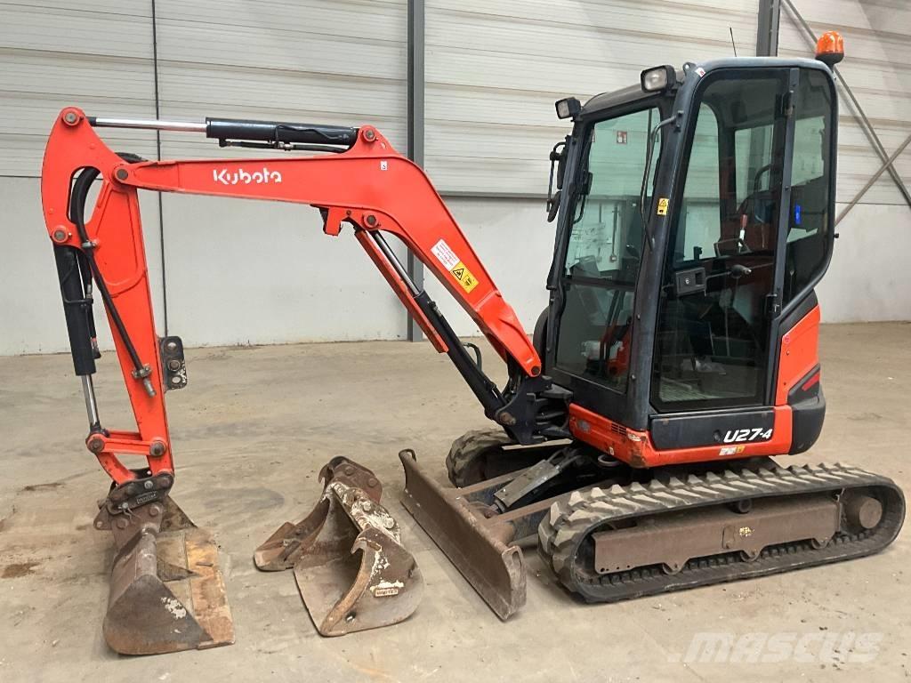 Kubota U 27-4 حفارات صغيرة أقل من 7 طن (حفارات صغيرة)