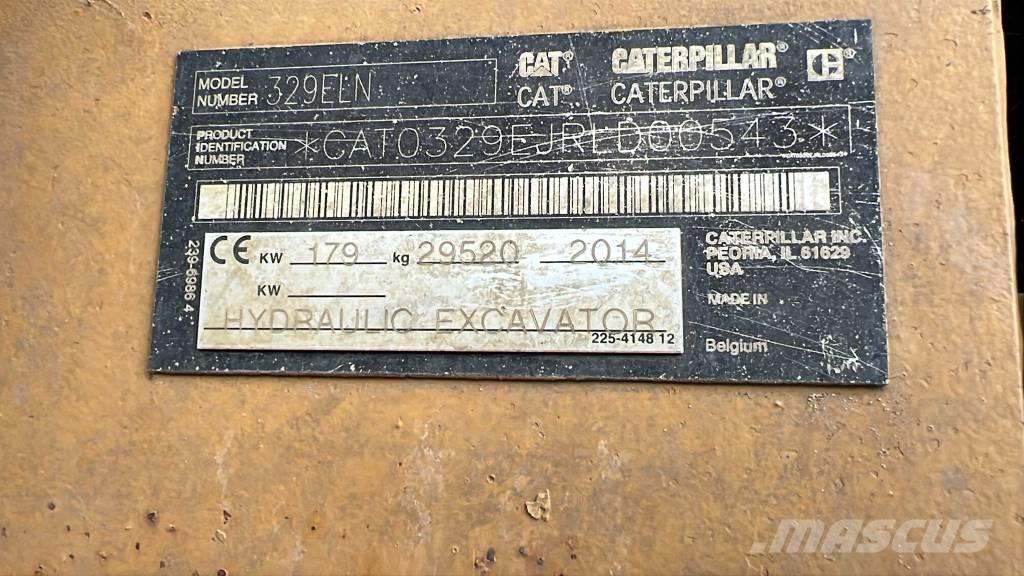 CAT 329 E LN حفارات زحافة