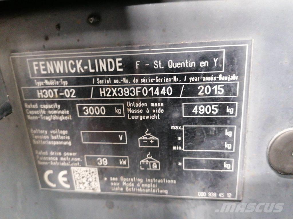 Linde H30T-02 شاحنات LPG