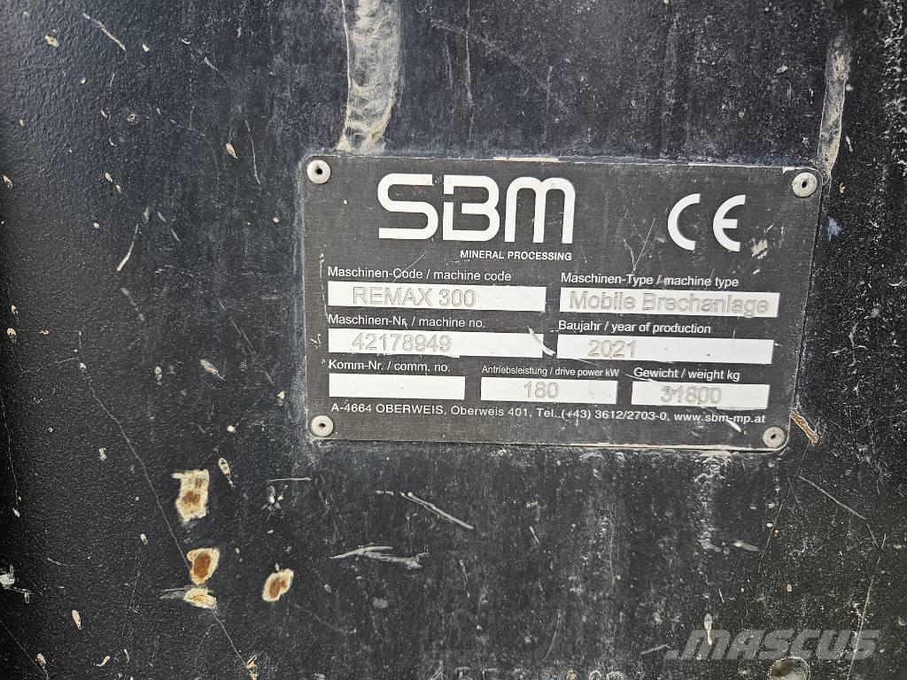 SBM Remax 300 الكسارات المتنقلة