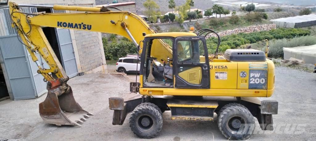 Komatsu PW 200-7 حفارات بعجل