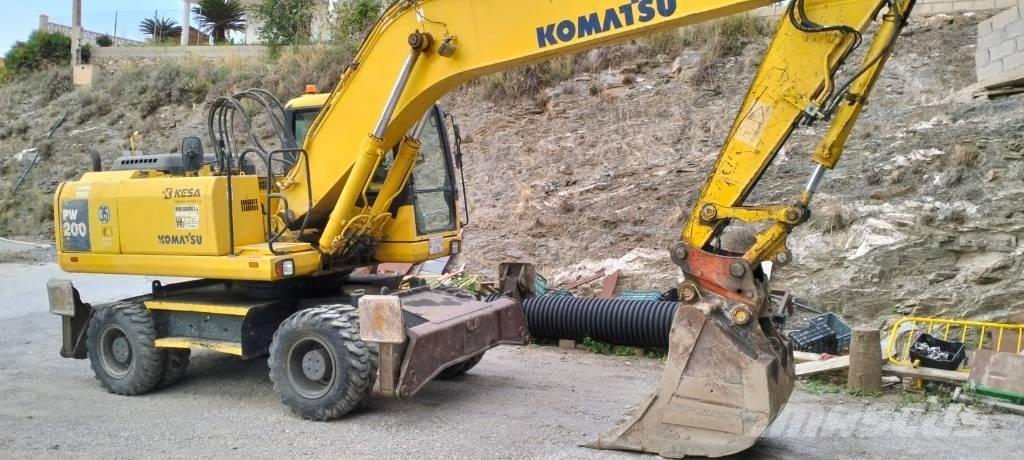 Komatsu PW 200-7 حفارات بعجل