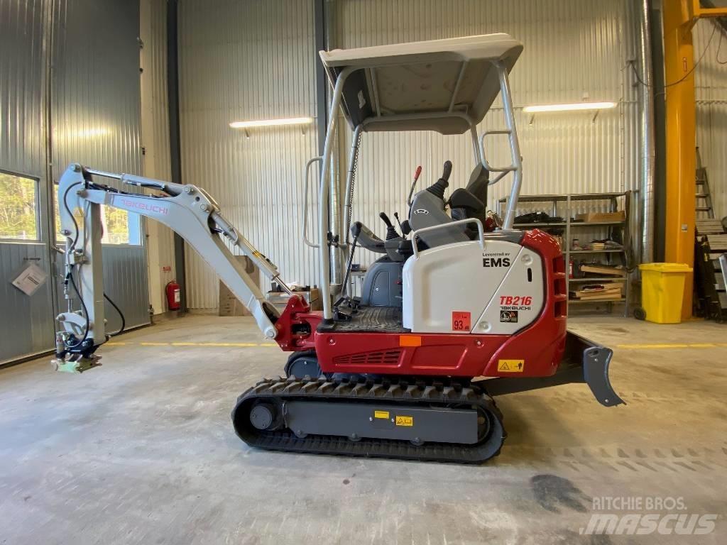 Takeuchi TB 216 A حفارات صغيرة أقل من 7 طن (حفارات صغيرة)