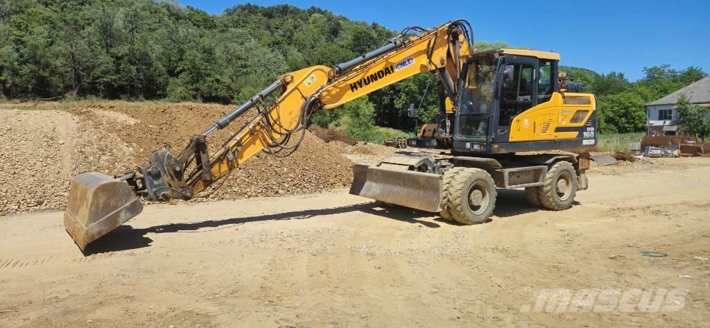 Hyundai HW 160 حفارات بعجل