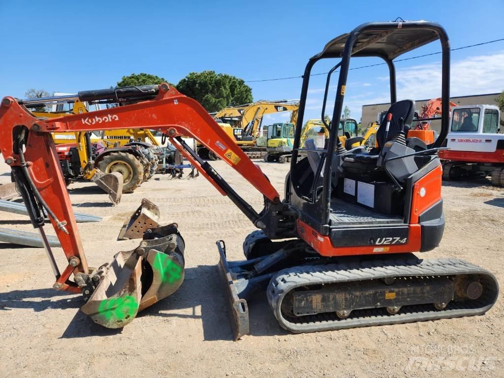 Kubota U 27-4 حفارات صغيرة أقل من 7 طن (حفارات صغيرة)