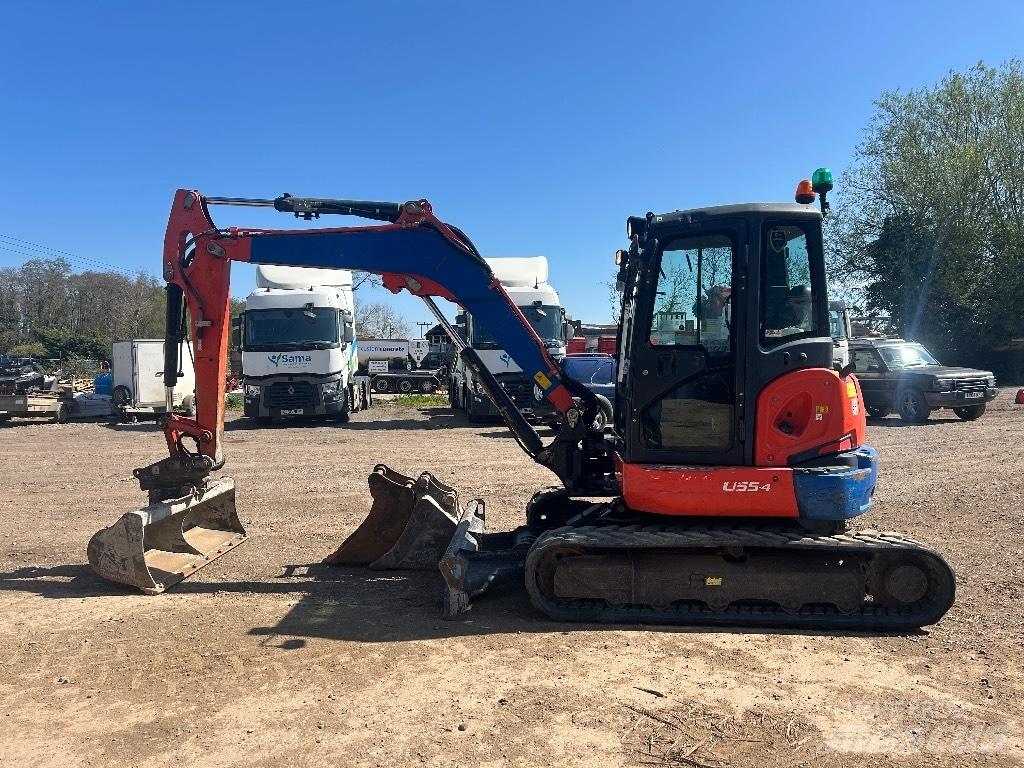 Kubota U 55-4 حفارات صغيرة أقل من 7 طن (حفارات صغيرة)