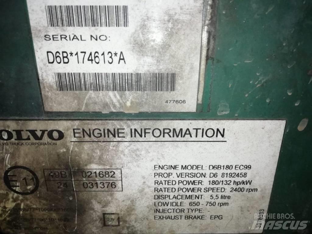 Volvo Engine D6B180 محركات