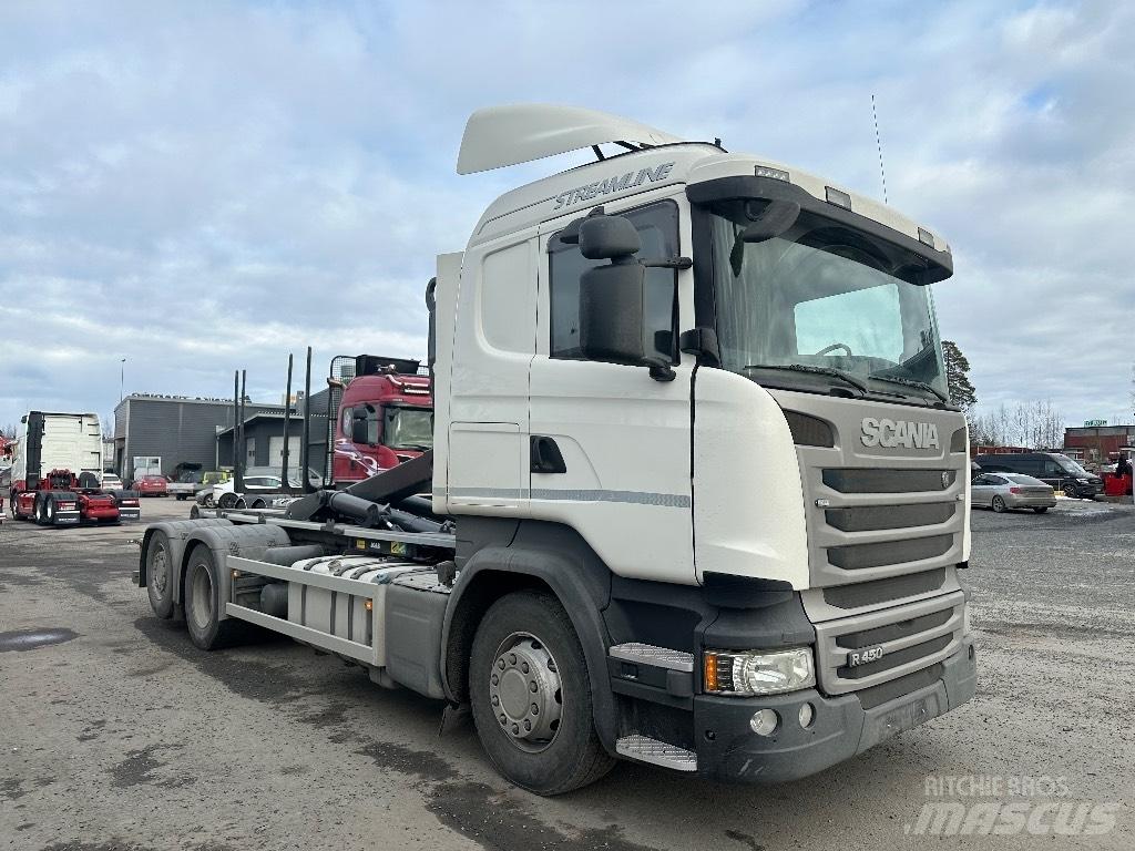 Scania R 450 6x2*4 شاحنات الرافعات الخطافية