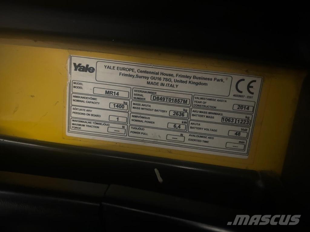 Yale MR 14 شاحنة مناولة