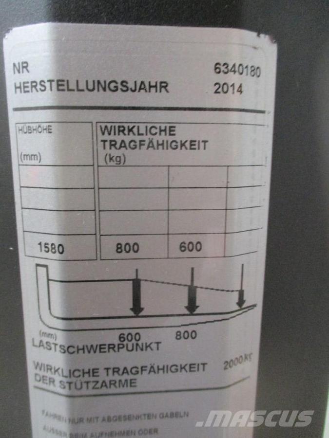 BT SWE 080L معدات التكديس الجوالة