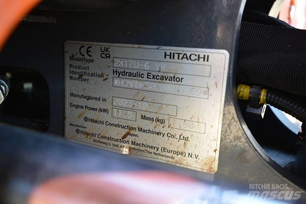 Hitachi ZX 17 U-6 حفارات صغيرة أقل من 7 طن (حفارات صغيرة)
