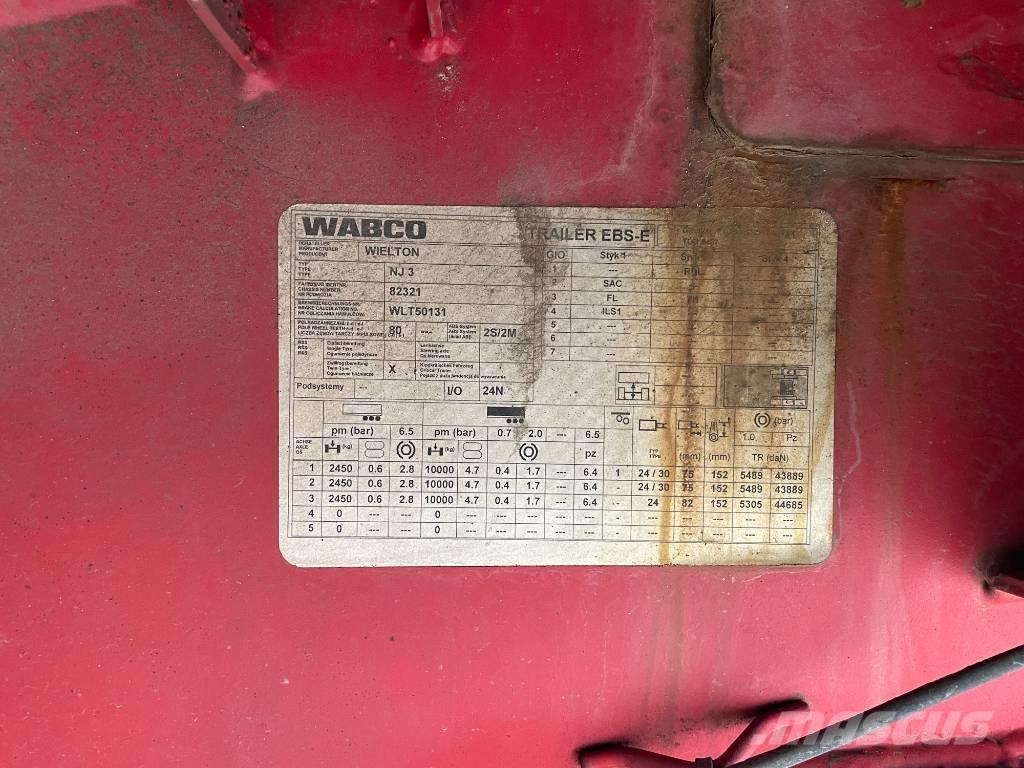 Wielton NJ 3 مقطورات مركبات نقل