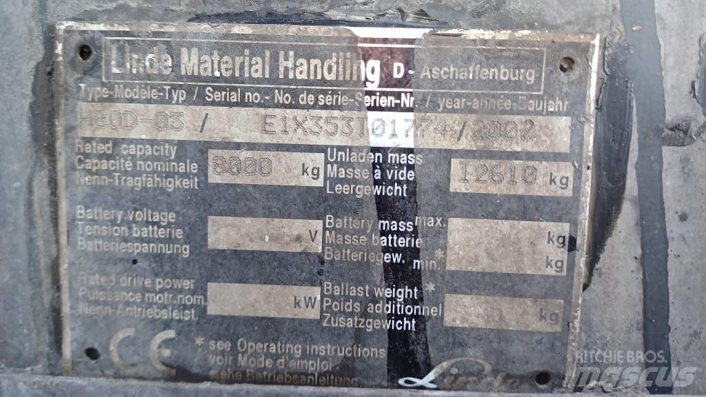 Linde H80D-03 شاحنات الديزل