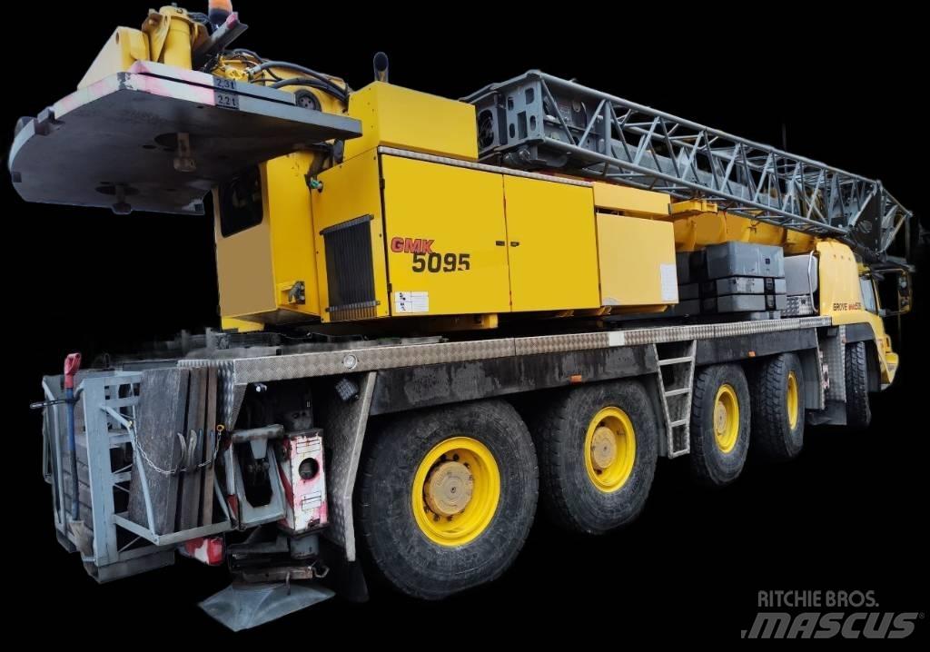 Grove GMK 5095 رافعات صالحة لكل أنواع الطرق