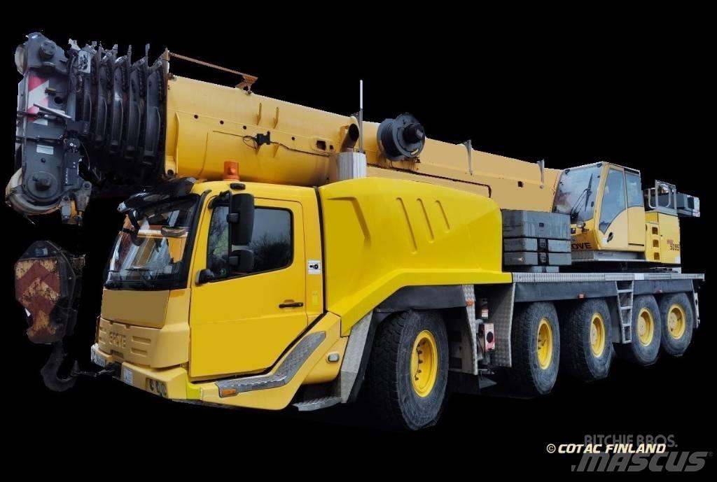 Grove GMK 5095 رافعات صالحة لكل أنواع الطرق