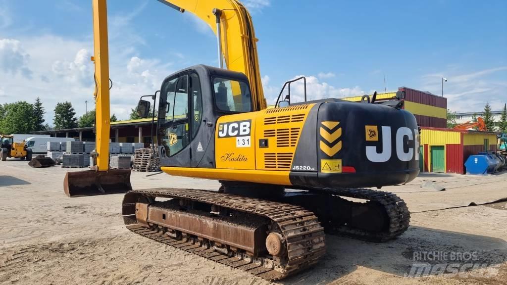 JCB JS220 EXTRA Long حفارات زحافة