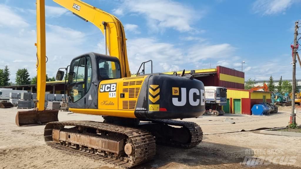 JCB JS220 EXTRA Long حفارات زحافة