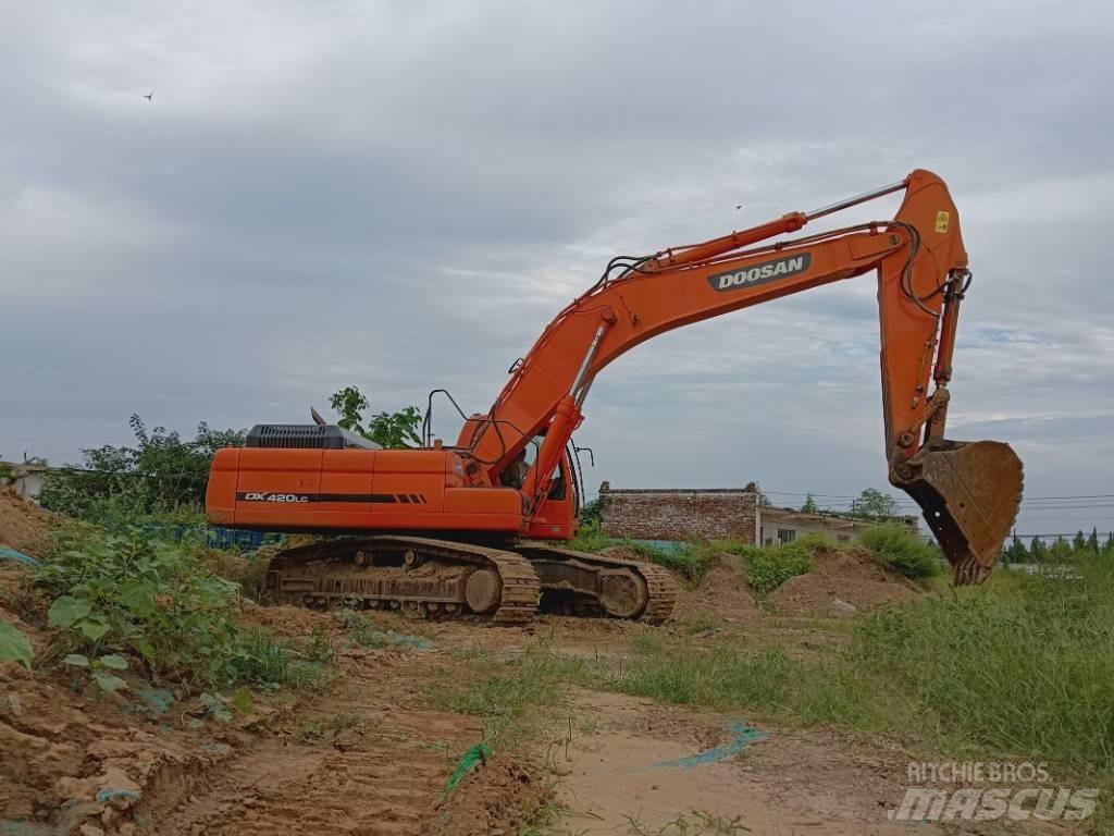 Doosan DX420LC حفارات وسط 7 طن - 12 طن