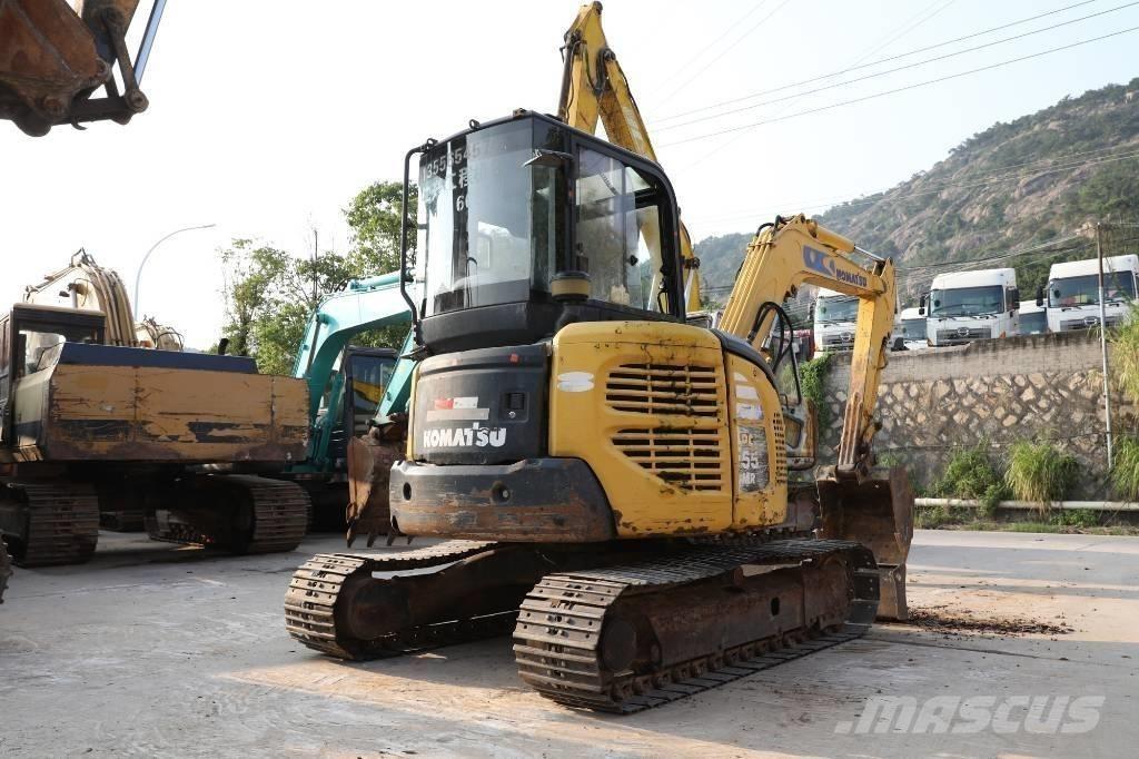 Komatsu PC 55 MR-2 حفارات صغيرة أقل من 7 طن (حفارات صغيرة)