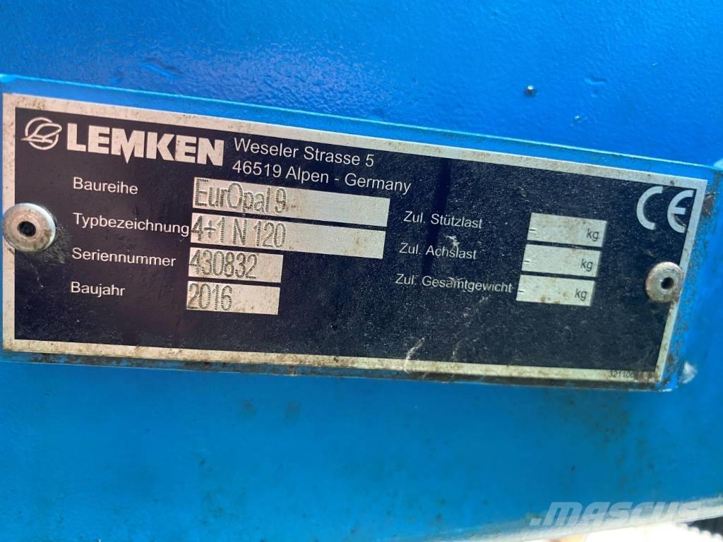 Lemken EurOpal 9 محاريث عكسية