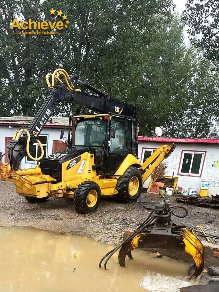 CAT 416 E لوادر ذات جرافات عكسية