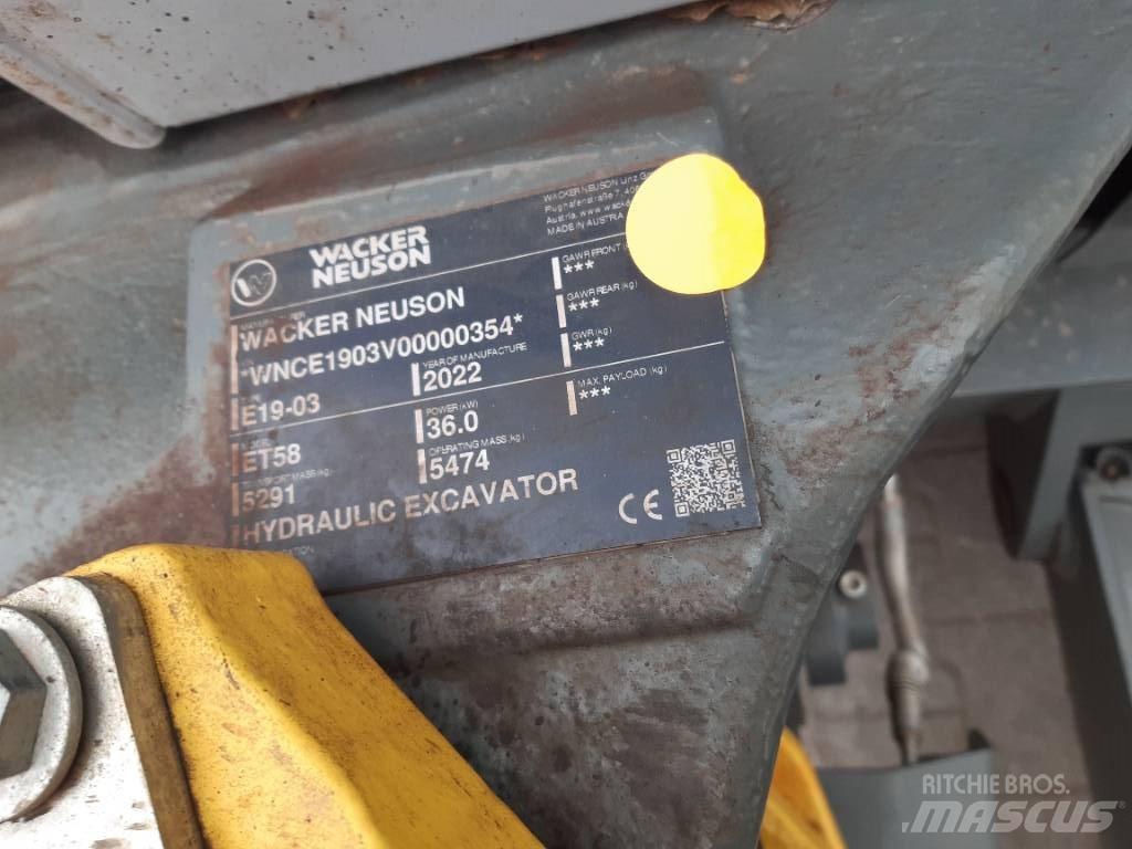 Wacker Neuson ET58 حفارات زحافة