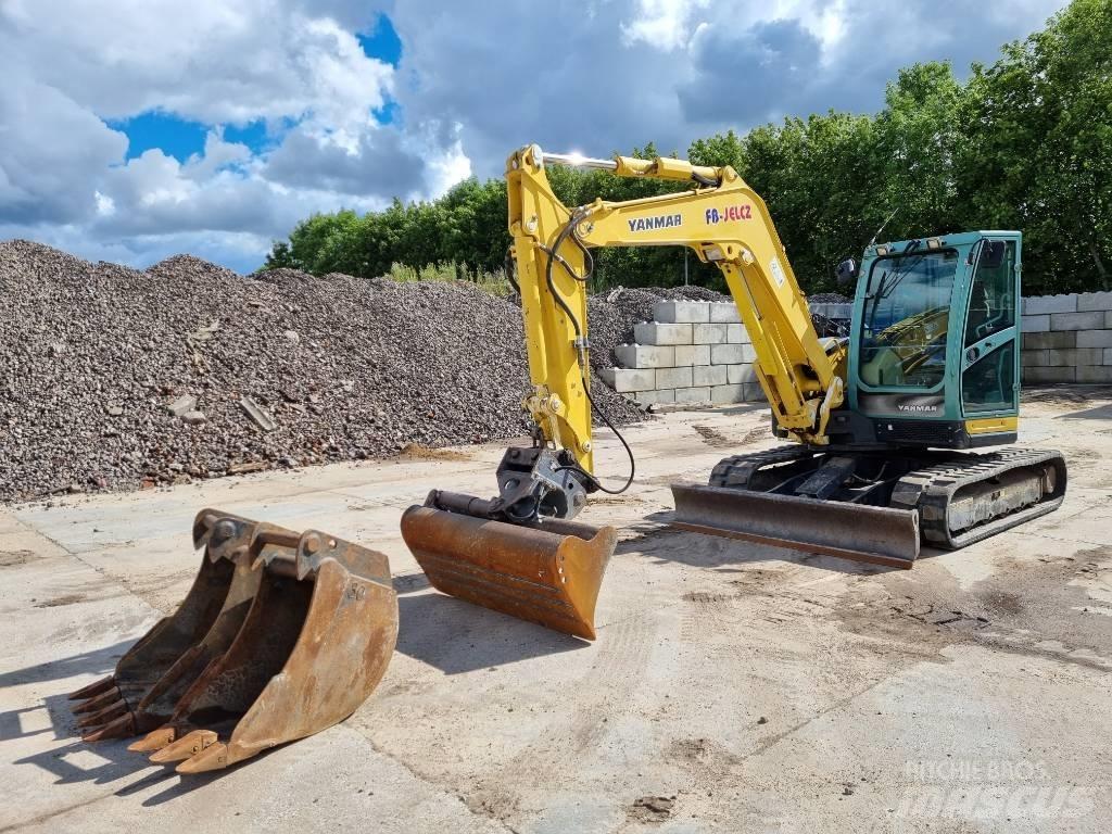 Yanmar Vio 80 U حفارات وسط 7 طن - 12 طن