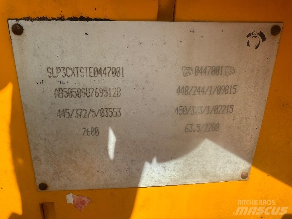 JCB 3CX Sitemaster لوادر ذات جرافات عكسية