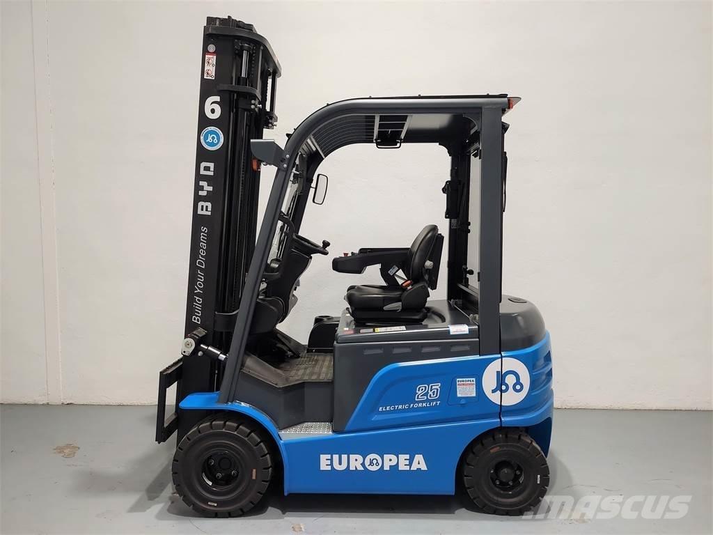 BYD ECB25C شاحنات ذات رافعات شوكية تعمل بالكهرباء