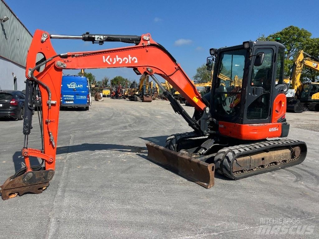 Kubota U 55-4 حفارات صغيرة أقل من 7 طن (حفارات صغيرة)