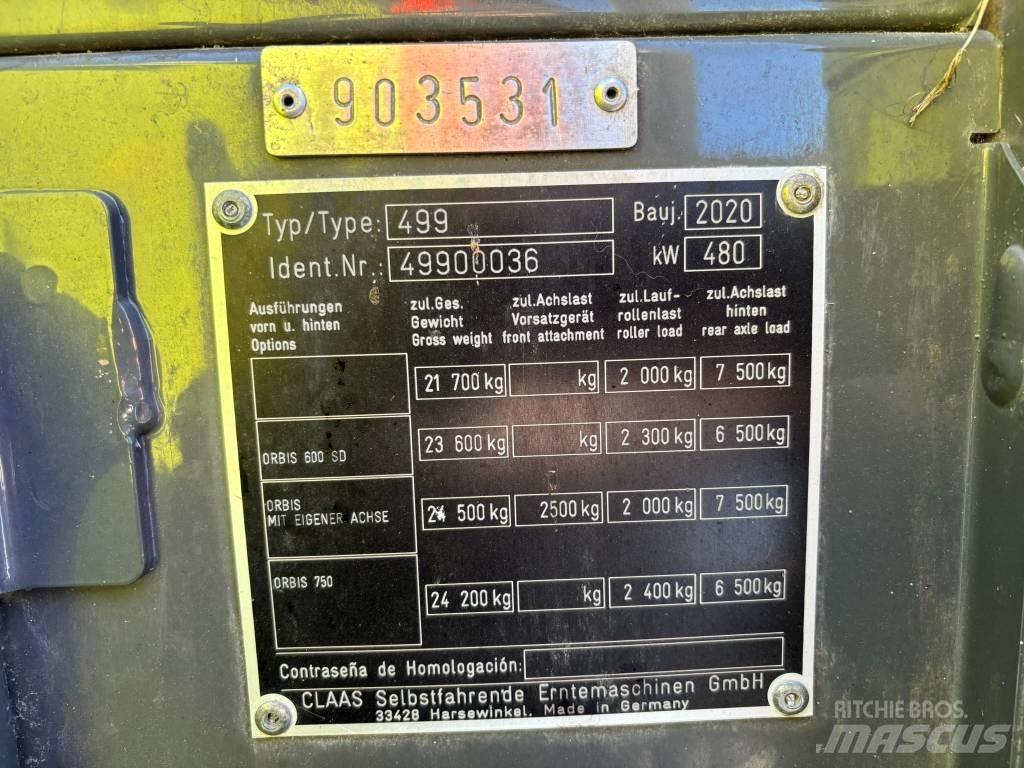 CLAAS Jaguar 960 4WD علافات ذاتية الدفع