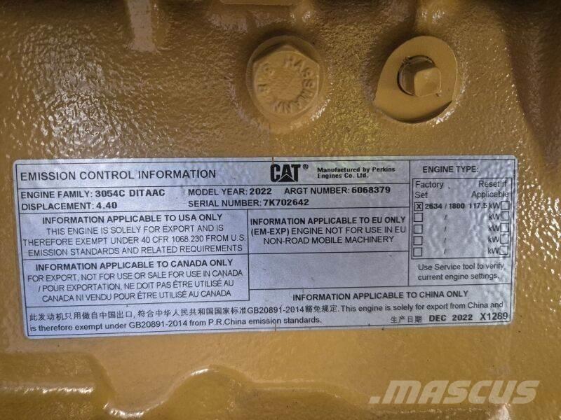 CAT 3054C DITAAC محركات