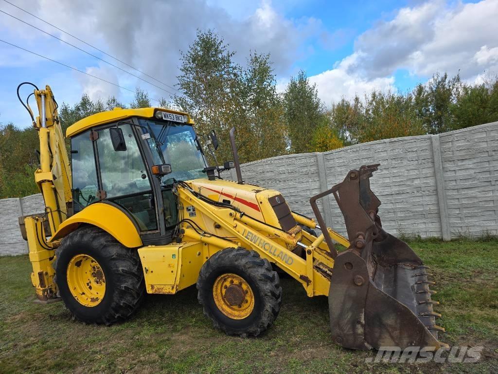 New Holland 110 لوادر ذات جرافات عكسية