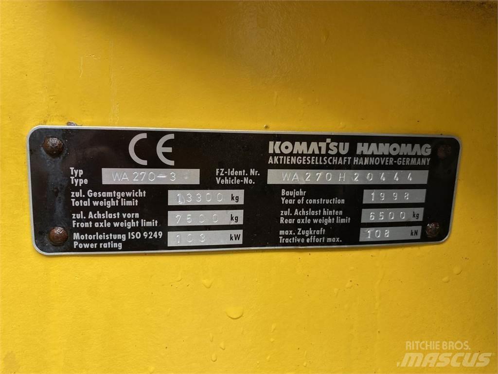 Komatsu WA270-3 لوادر بعجل
