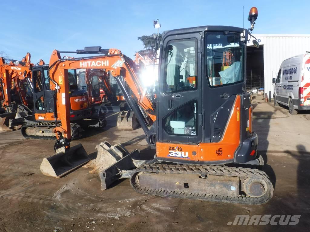 Hitachi ZX 33 U-6 حفارات صغيرة أقل من 7 طن (حفارات صغيرة)