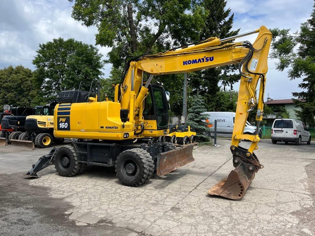 Komatsu PW 160-11 حفارات بعجل
